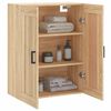 vidaXL Wall Mounted Cabinet Sonoma Oak 69.5x34x90 cm Engineered Wood