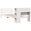 vidaXL Bookcase Bed without Mattress White 100x200 cm Solid Wood Pine