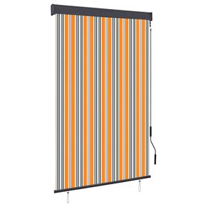 vidaXL Outdoor Roller Blind 120x250 cm Yellow and Blue