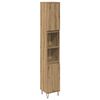 vidaXL Bathroom Furniture Set 3 pcs Artisan Oak Engineered Wood