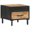 vidaXL Bedside Cabinet 40x40x35 cm Rough Mango Wood