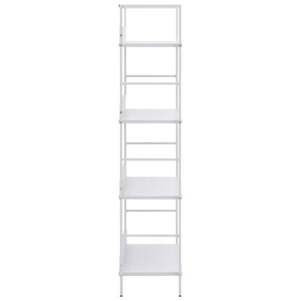 vidaXL 4-Layer Book Shelf White 60x27.6x124.5 cm Engineered Wood