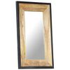 vidaXL Mirror 80x50 cm Solid Mango Wood