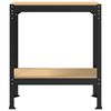 vidaXL Work Benches with Shelf Black 81 x 41 x 91 cm Engineered Wood