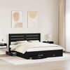 vidaXL Bed Frame with Drawer with Headboard Manual Engineered Wood