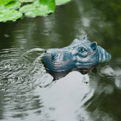 Ubbink Floating Spitter Garden Fountain Hippo