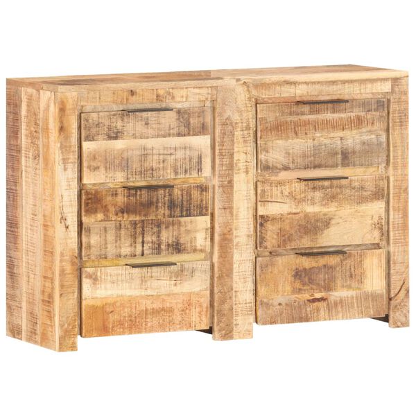 vidaXL Drawer Cabinet 118x33x75 cm Solid Mango Wood