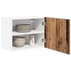 vidaXL Hanging Cabinet 2 pcs Old Wood and White 50 x 31 x 40 cm