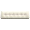 vidaXL Back Pillow Cream 180 x 24 x 50 cm Velvet