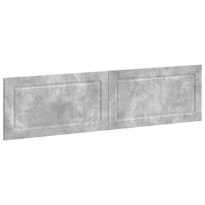 vidaXL Wall-Mounted Headboard UTRECHT Concrete Grey Engineered Wood