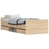 vidaXL Bed Frame without Mattress Sonoma Oak 90x200 cm