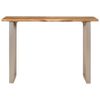 vidaXL Dining Table 110x50x76 cm Solid Wood Acacia