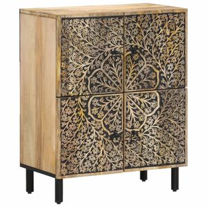 vidaXL Side Cabinet 60x33x75 cm Solid Wood Mango