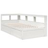 vidaXL Bookcase Bed without Mattress White 90x190cm Solid Wood Pine