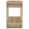 vidaXL Book Cabinet/Room Divider Sonoma Oak 80x30x51 cm