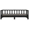 vidaXL Pull-out Day Bed without Mattress Black 2x(90x190)cm