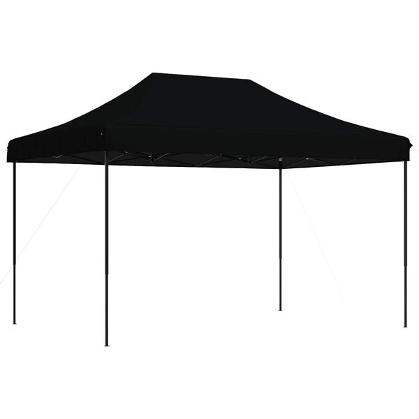 vidaXL Party Tent Folding Black 279 x 410 x 315 cm Oxford Fabric