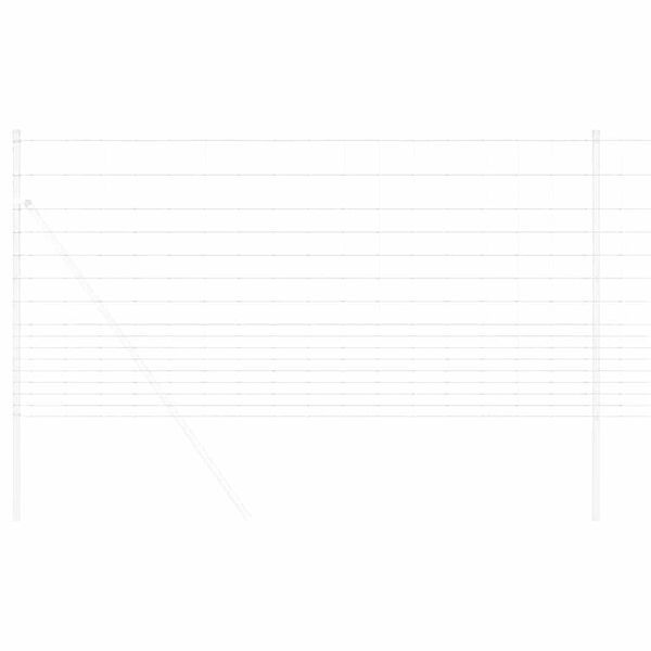 vidaXL Field Fence Silver 25 x 1.2 m Galvanised steel