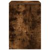 vidaXL Bedside Cabinet with Drawer Smoked Oak 40x34x50 cm