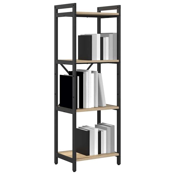 vidaXL Bookshelf Sonoma Oak 40 x 30 x 119 cm Engineered Wood