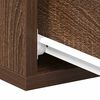 vidaXL Floating Nightstand Brown Oak 40x30x15 cm Engineered Wood