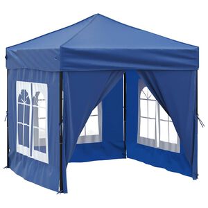 vidaXL Party Tent | Blue | 210D Oxford Fabric | Small | Foldable | Party Tent