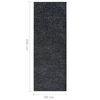 vidaXL Runner Rug BCF Anthracite 80x200 cm
