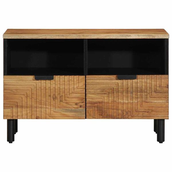 vidaXL TV Cabinet 70x33x46 cm Solid Wood Acacia