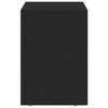 vidaXL Bedside Table Black 40 x 35 x 50 cm Engineered Wood