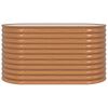 vidaXL Raised Bed Brown 160 x 80 x 81 cm Steel