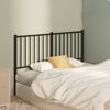 vidaXL Metal Replace Headboard Black 120 cm