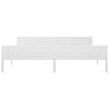 vidaXL Bed Frame without Mattress Solid Pinewood White 200x200 cm