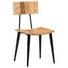 vidaXL Dining Chairs 2 pcs 44x40x80 cm Solid Wood Mango
