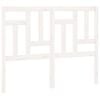 vidaXL Bed Headboard | White | Solid Pine Wood | 205.5x4x100 cm