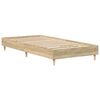 vidaXL Bed Frame No Mattress Sonoma Oak 90x200 cm Engineered Wood