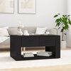 vidaXL Coffee Table Black 80x50x40 cm Engineered Wood
