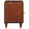 vidaXL Bedside Cabinet 2 pcs Brown 40 x 33.5 x 46 cm Solid Acacia wood