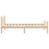 vidaXL Bed Frame without Mattress Solid Wood Single