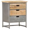 vidaXL Bed Cabinet 40x30x50 cm Solid Mango Wood