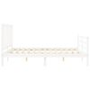 vidaXL Bed Frame without Mattress White 160x200 cm Solid Wood Pine
