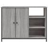 vidaXL Sideboard Grey Sonoma 100x33x75 cm Engineered Wood