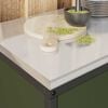 vidaXL Kitchen Storage with Shelf Olive Green 90 x 50 x 53 cm Steel