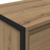 vidaXL Bedside Table Artisian Oak 39.5 x 30 x 50 cm Engineered Wood