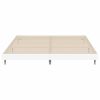 vidaXL Bed Frame without Mattress White 200x200 cm Engineered Wood