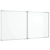 vidaXL Magnetic Whiteboard Foldable 120x60x1.7 cm Aluminium