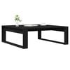 vidaXL Coffee Table Black Oak 100 x 100 x 35 cm Engineered Wood