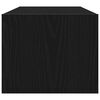 vidaXL TV Cabinet Black Oak 80x31x25.5 cm Engineered Wood