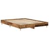 vidaXL Bed Frame No Mattress Old Wood 150x200 cm King Size Engineered Wood