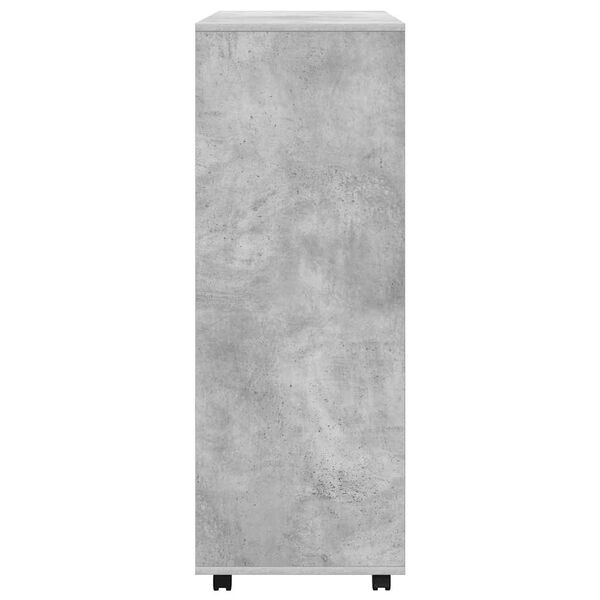 vidaXL Wardrobe Concrete Grey 80x40x110 cm Engineered Wood