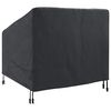 vidaXL Garden Chair Cover Black 90 x 90 x 50 / 75 cm 600D Oxford Fbric